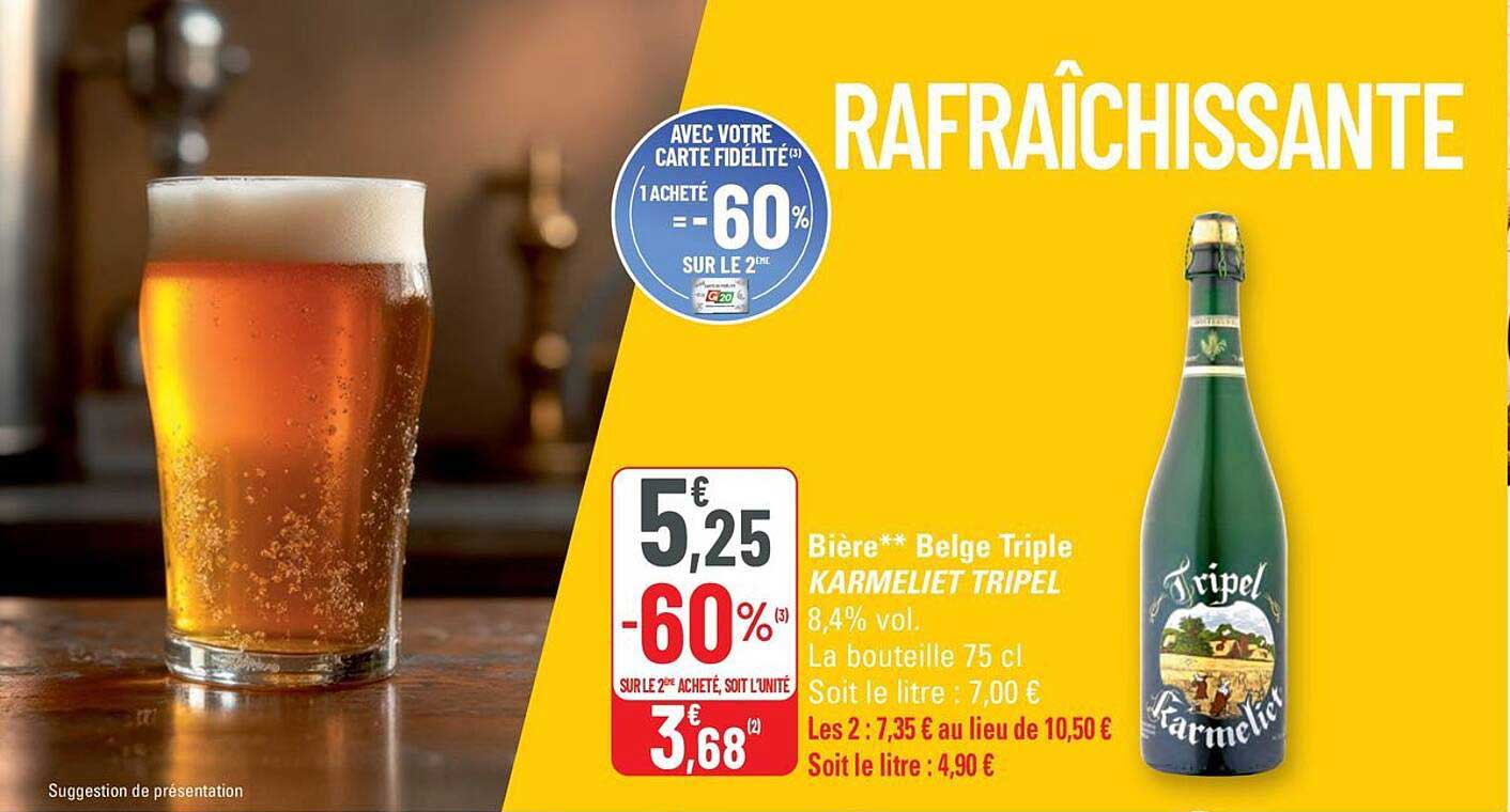 Bière** Belge Triple KARMELET TRIPEL