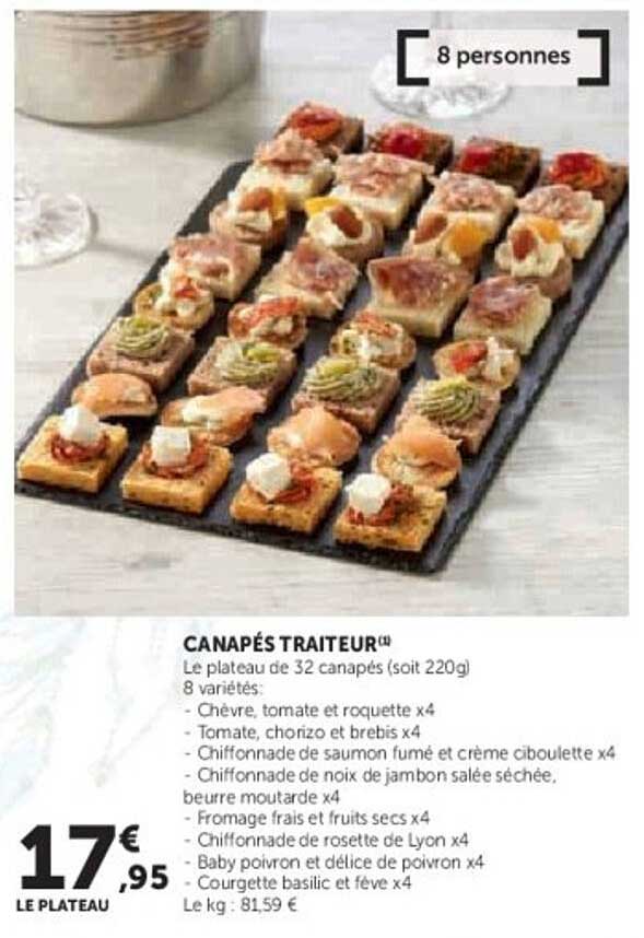 CANAPÉS TRAITEUR