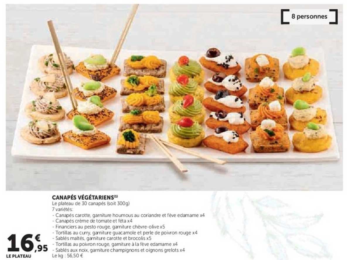 CANAPÉS VÉGÉTARIENS