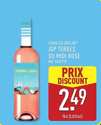 CHARLES ADÉLIN® IGP TERRES DU MIDI ROSE