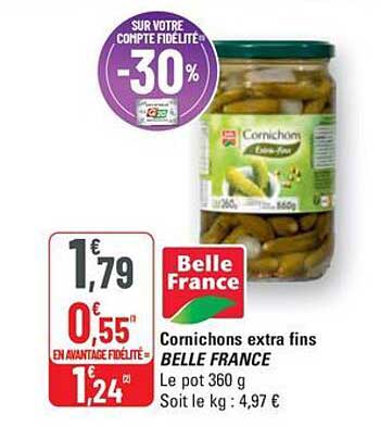 Cornichons extra fins BELLE FRANCE