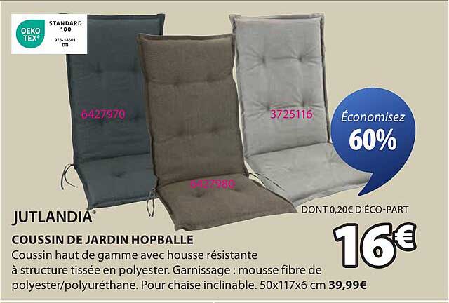 COUSSIN DE JARDIN HOPBALLE