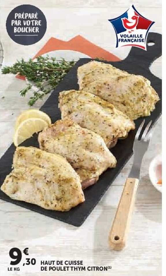 HAUT DE CUISSE DE POULET THYM CITRON
