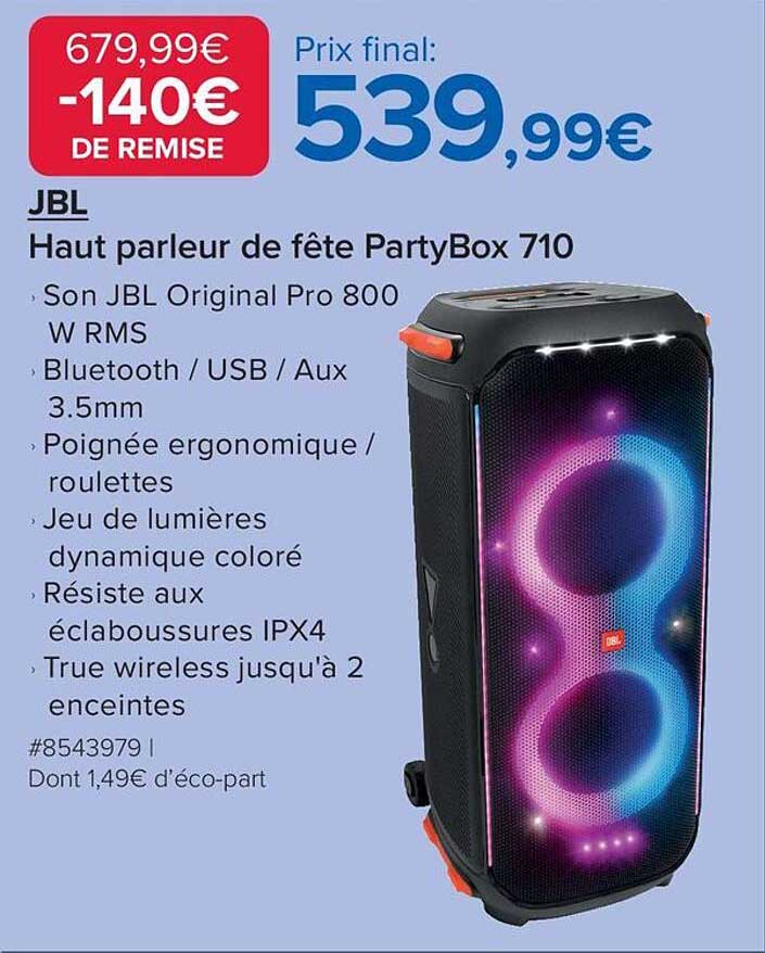 Haut parleur de fête PartyBox 710