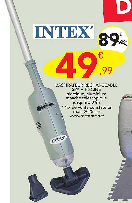 L’ASPIRATEUR RECHARGEABLE SPA + PISCINE