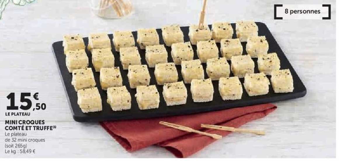 MINI CROQUES COMTÉ ET TRUFFE