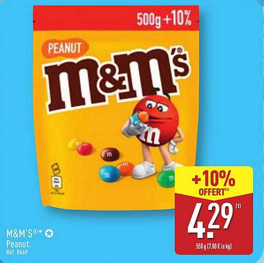 M&M'S® Peanut 500g +10%