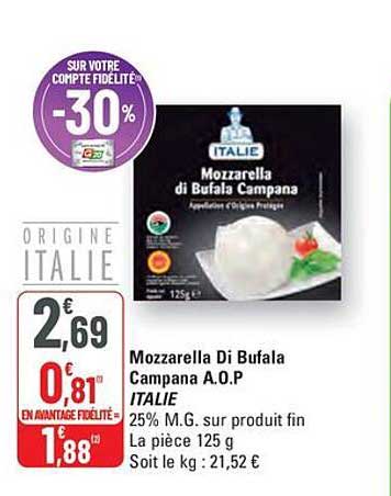 Mozzarella Di Bufala Campana A.O.P