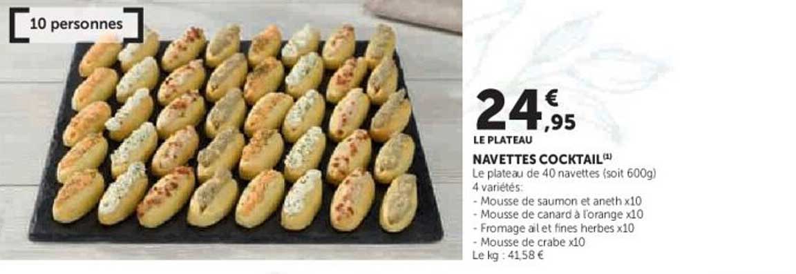 NAVETTES COCKTAIL