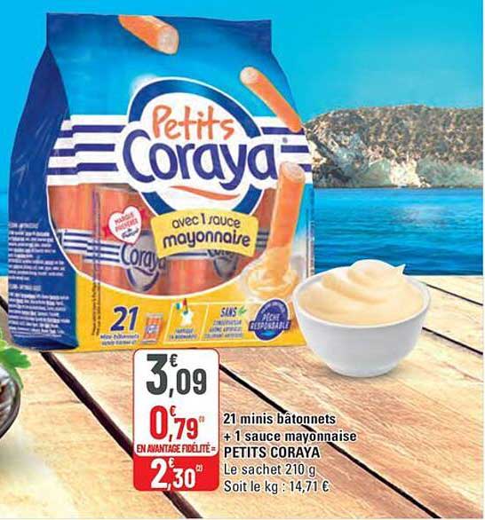 Petits Coraya avec sauce mayonnaise