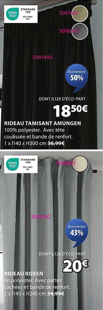 RIDEAU TAMISANT AMUNGEN
