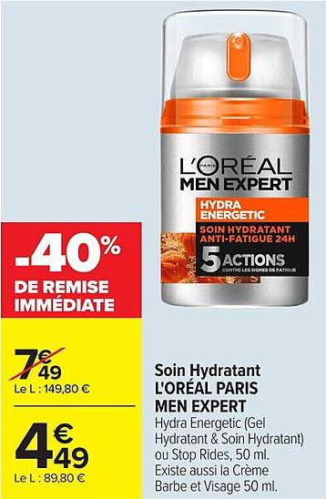 40% DE REMISE IMMÉDIATE