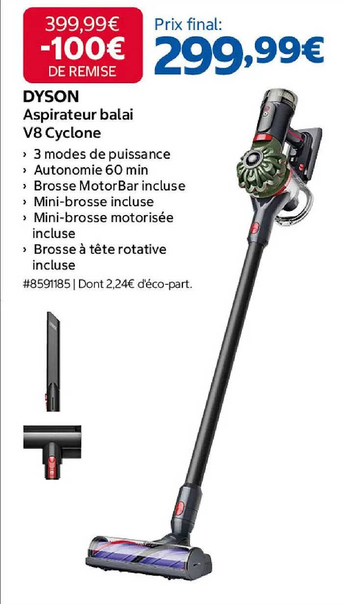 DYSON Aspirateur balai V8 Cyclone