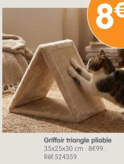 Griffoir triangle pliable