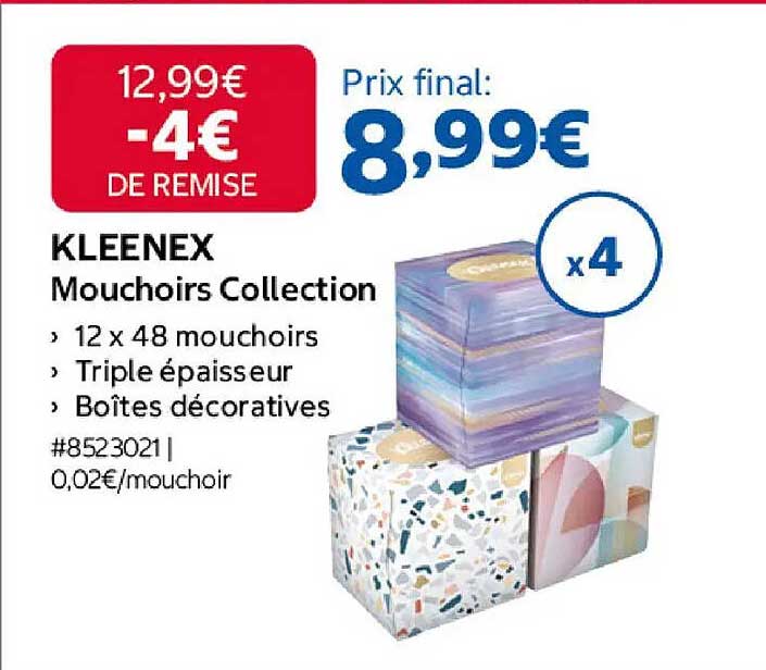 KLEENEX Mouchoirs Collection