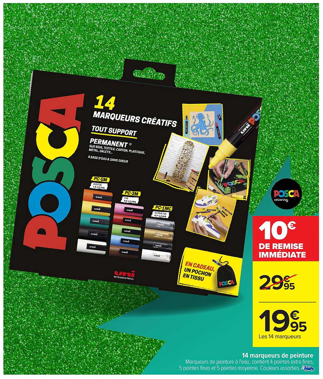 14 Marqueurs Créatifs Posca