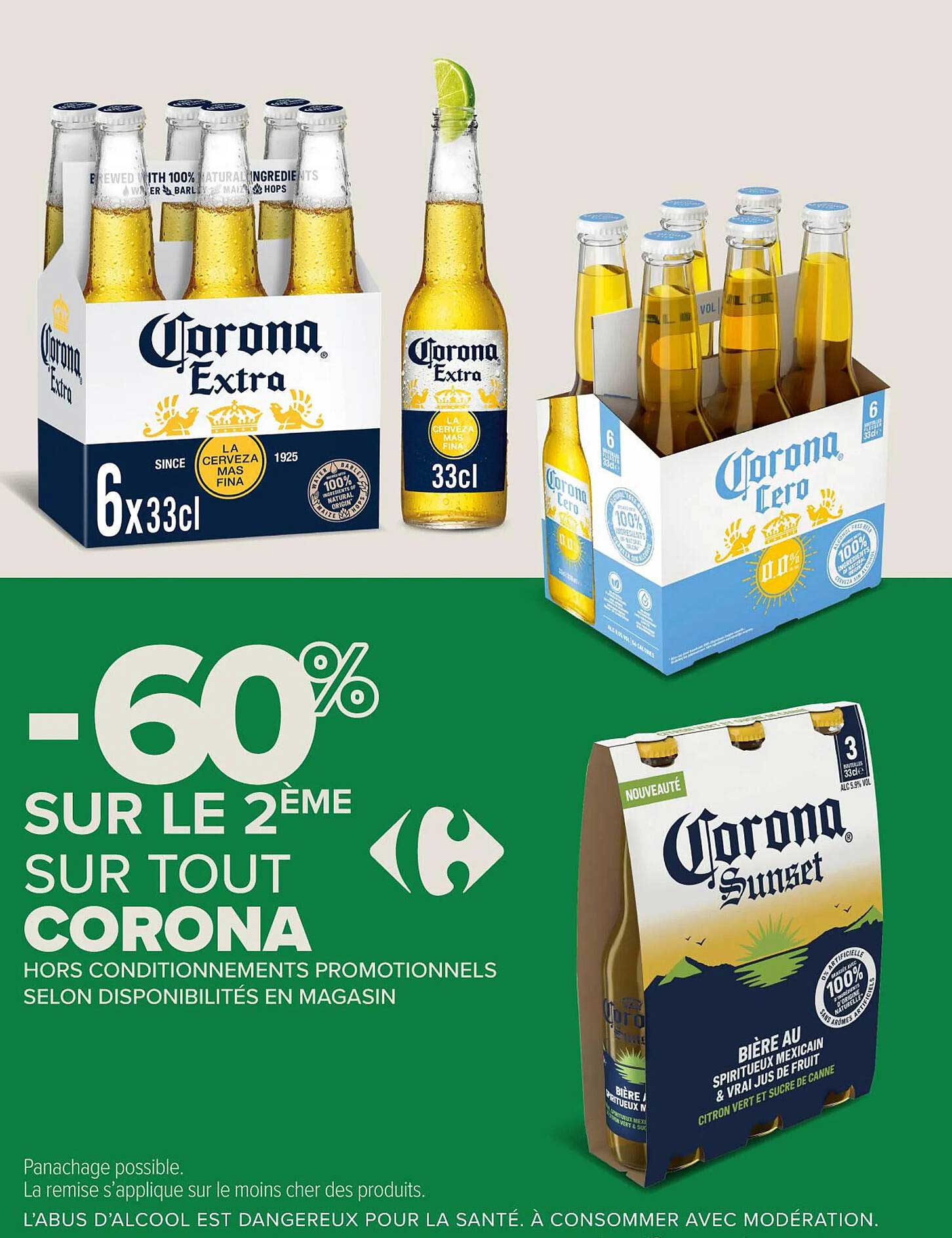 -60% SUR LE 2ÈME SUR TOUT CORONA