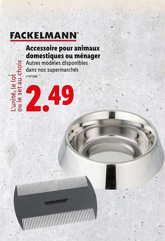 Accessoire pour animaux domestiques ou ménage