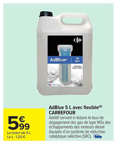 AdBlue 5 L avec flexible CARREFOUR