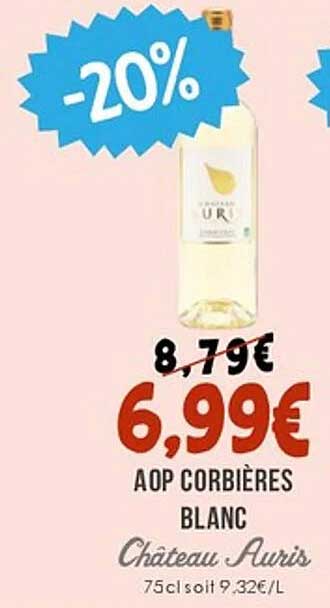 AOP CORBIÈRES BLANC Château Auris