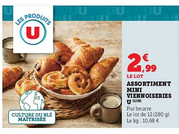 ASSORTIMENT MINI VIENNOISERIES U