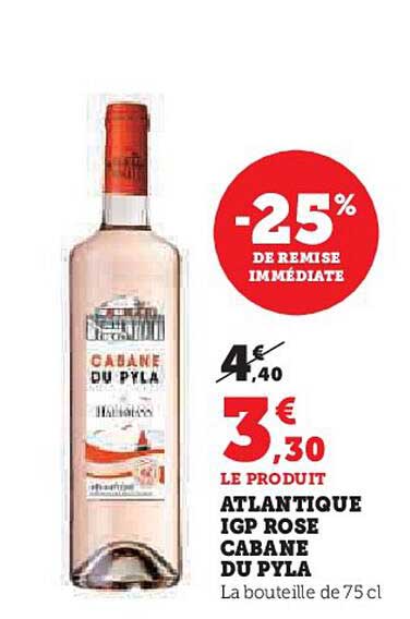 ATLANTIQUE IGP ROSE CABANE DU PYLA