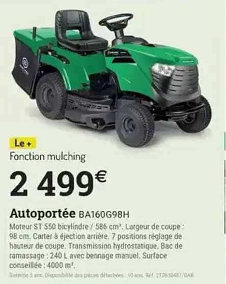 Autopropulsée BA160G98H