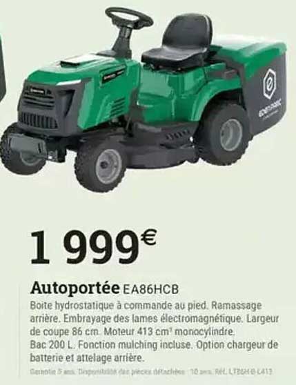 Autopropulsée EA86HCB