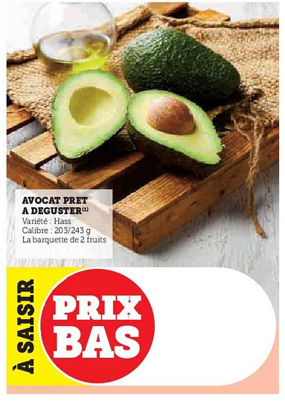 AVOCAT PRÊT À DÉGUSTER