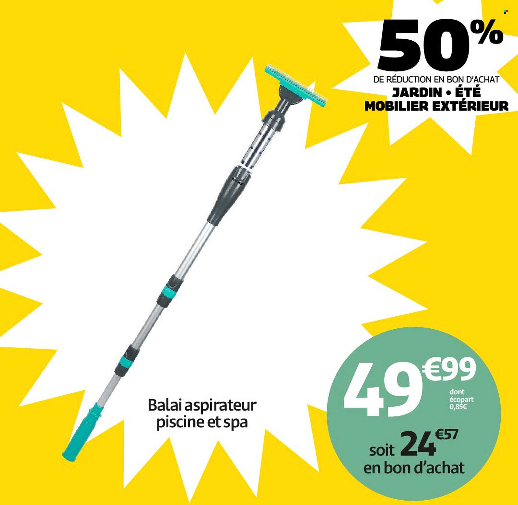 Balai aspirateur piscine et spa
