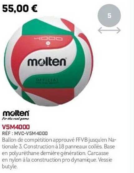 Ballon de compétition Molten VSM4000