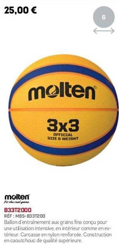 Ballon d'entraînement aux grains fins