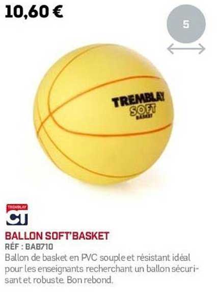 BALLON SOFT'BASKET