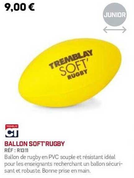 BALLON SOFT'RUGBY