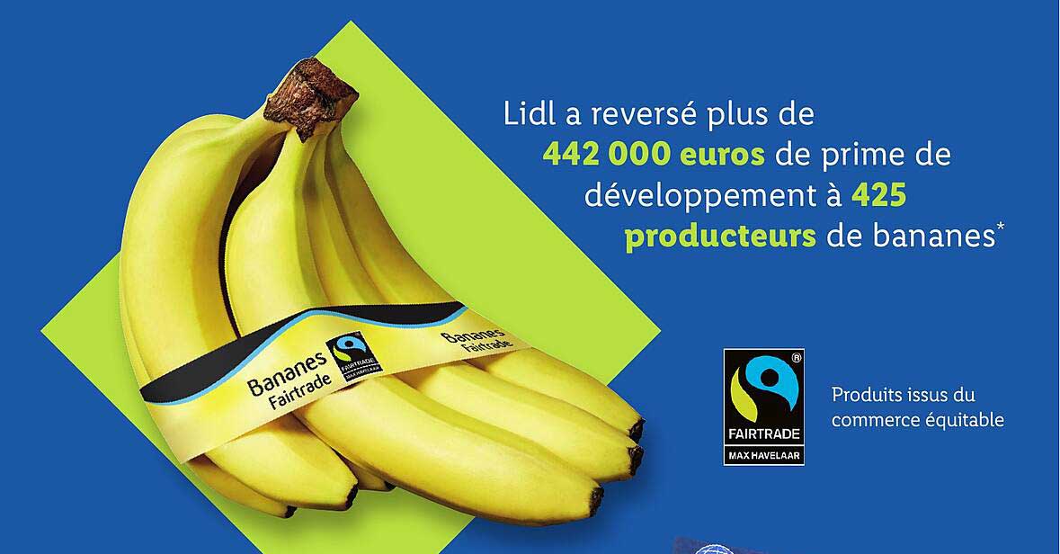 Bananes Fairtrade