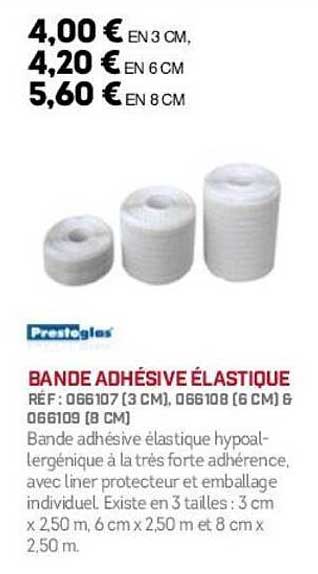BANDE ADHÉSIVE ÉLASTIQUE