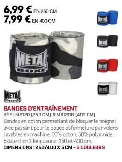 BANDES D’ENTRAINEMENT