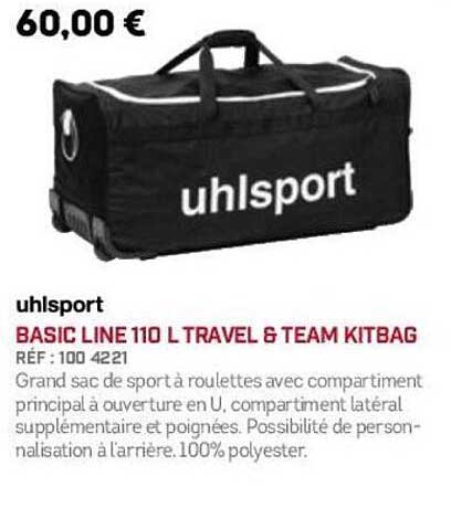 BASIC LINE 110 L TRAVEL & TEAM KITBAG