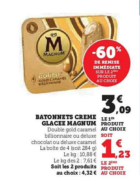 BATONNETS CREME GLACEE MAGNUM