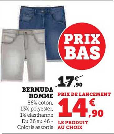 BERMUDA HOMME