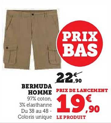 BERMUDA HOMME
