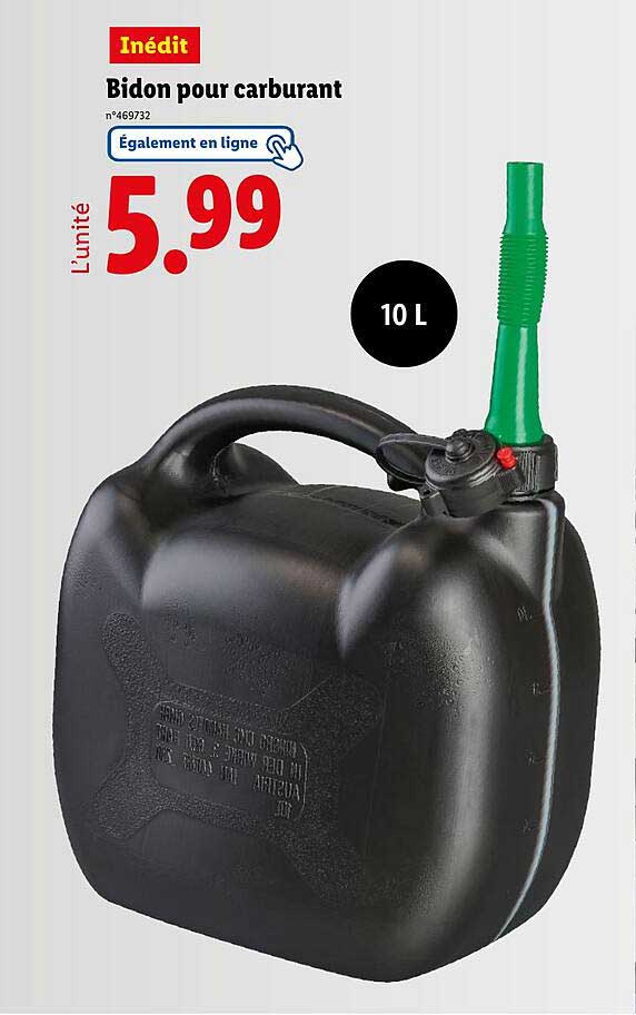 Bidon pour carburant