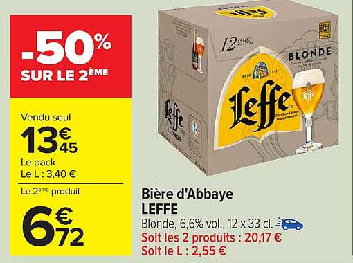 Bière d'Abbaye LEFFE