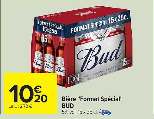 Bière "Format Spécial" BUD
