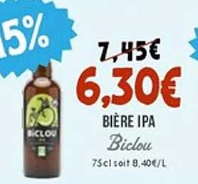 Bière IPA Biclou