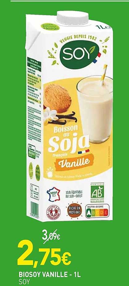 BIOSOY VANILLE - 1L