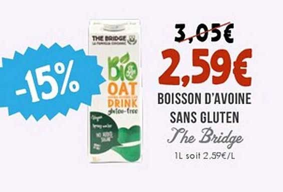 BOISSON D'AVOINE SANS GLUTEN