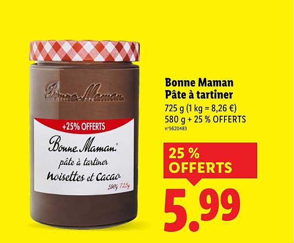 Bonne Maman Pâte à tartiner