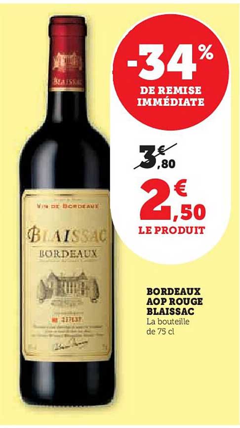 BORDEAUX AOP ROUGE BLAISSAC