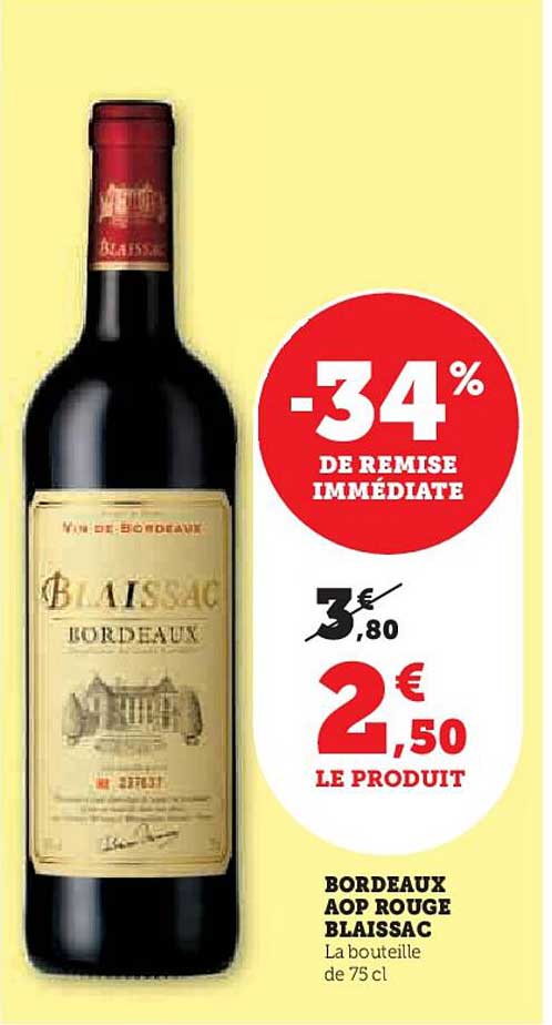 BORDEAUX AOP ROUGE BLAISSAC